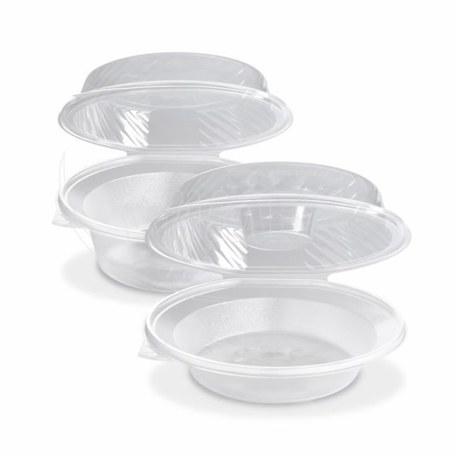 Salátové misky s integrovaným víčkem (PP)