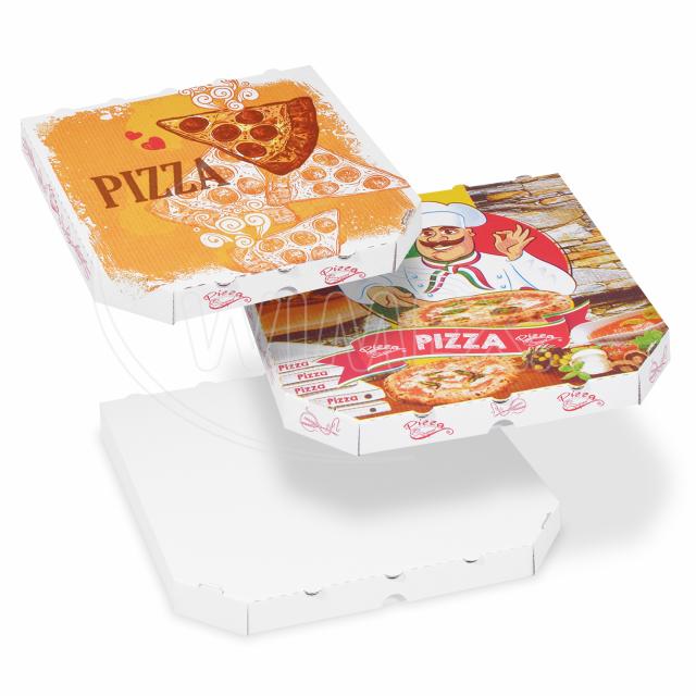 Krabice na pizzu z vlnité lepenky E6