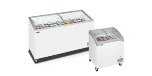 Pultové mrazničky prosklené